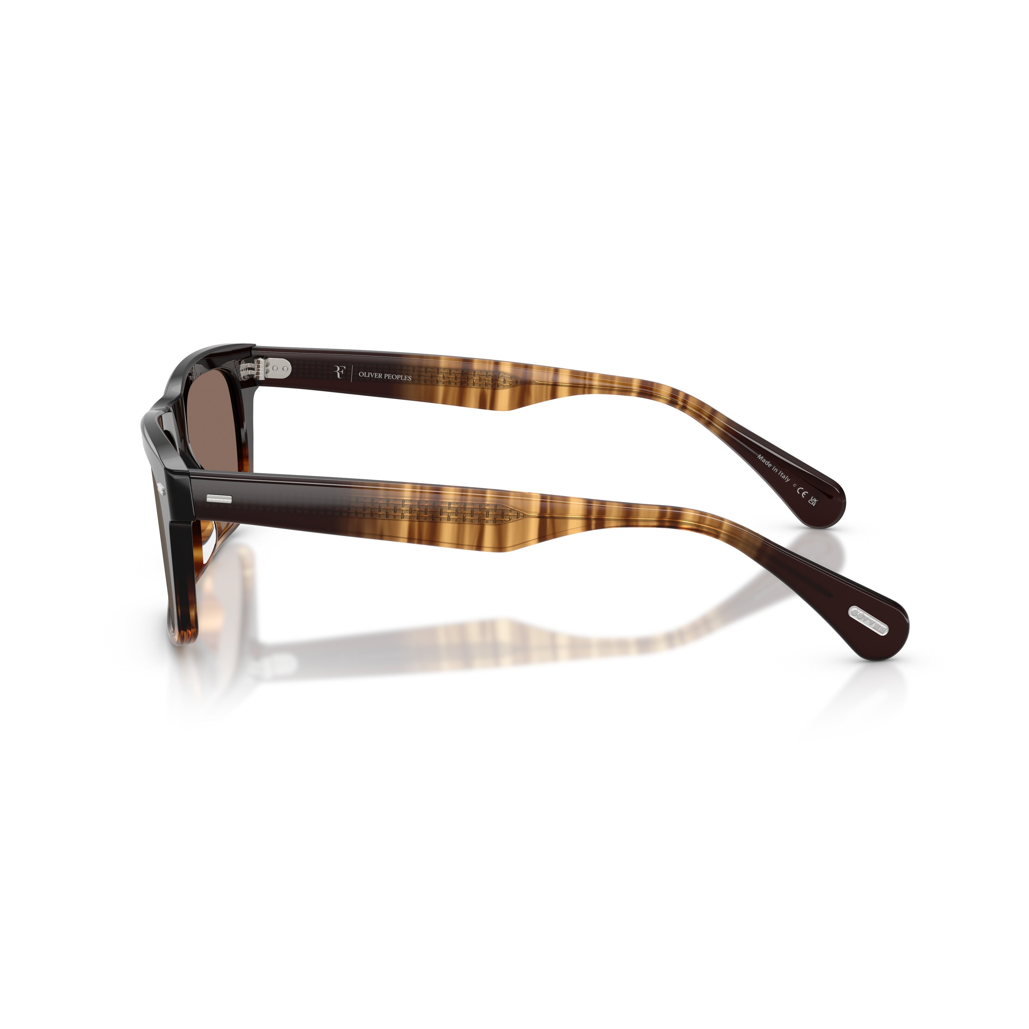 0ov5596su Gradient Tortoiseshell Rectangular Sunglasses