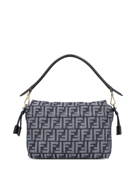 Geometric Patterned Flap Closure Shoulder Bag