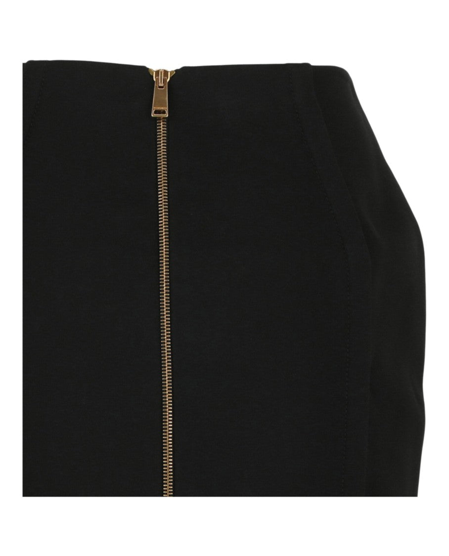 Fitted Black Mini Skirt