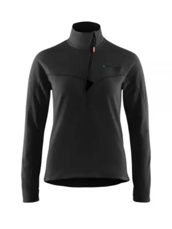 High Collar Fitted Training Top With Quarter Zip