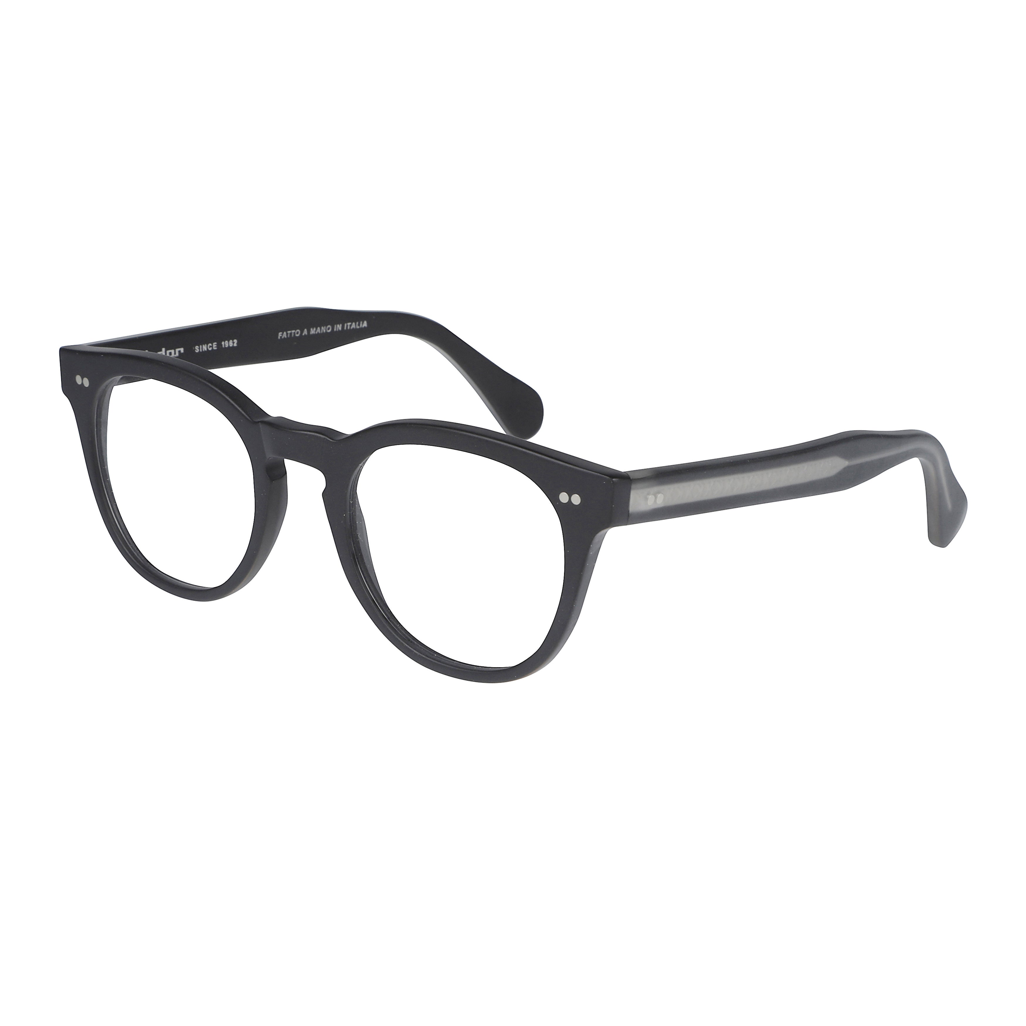Tuxon-K Round Frame Eyeglasses with Glossy Finish