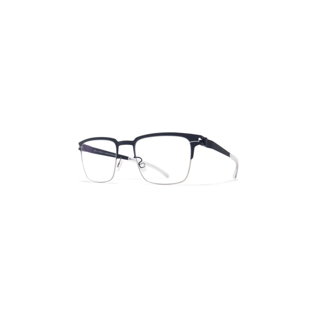 Cormac Semi-Rimless Black Eyeglasses