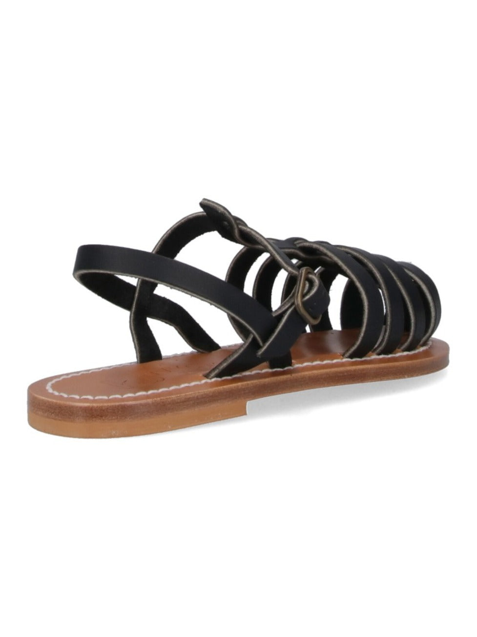 Adrien' Slingback Sandals – Black