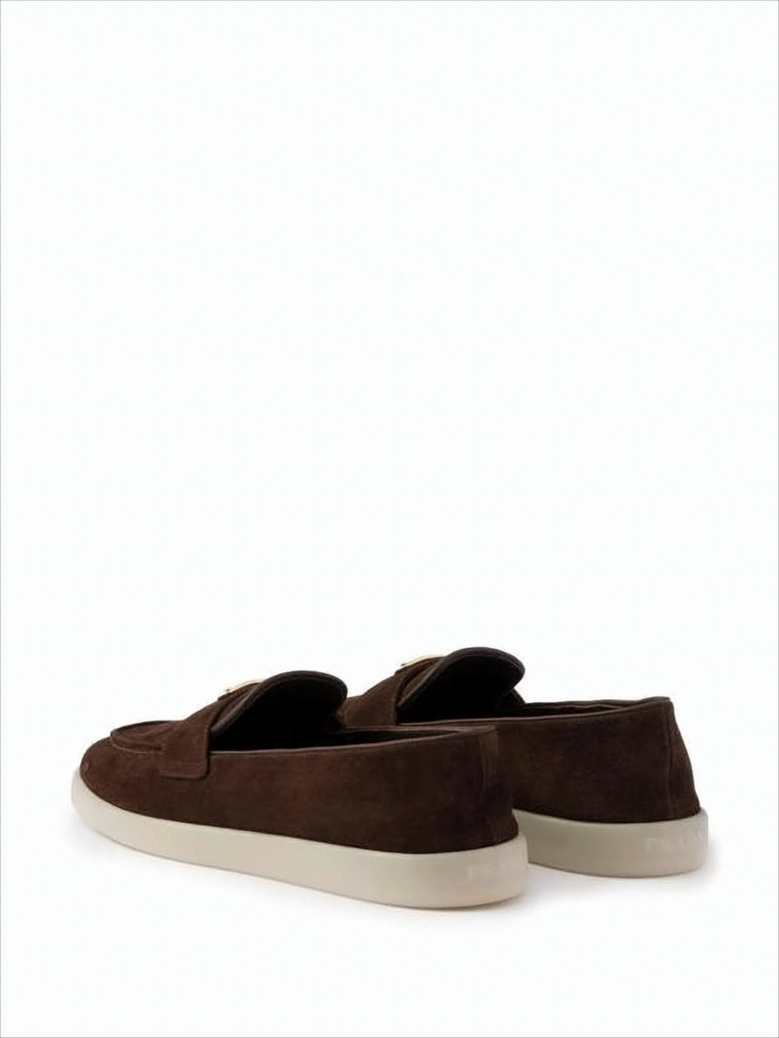 Sleek Brown Suede Calf Leather Loafers