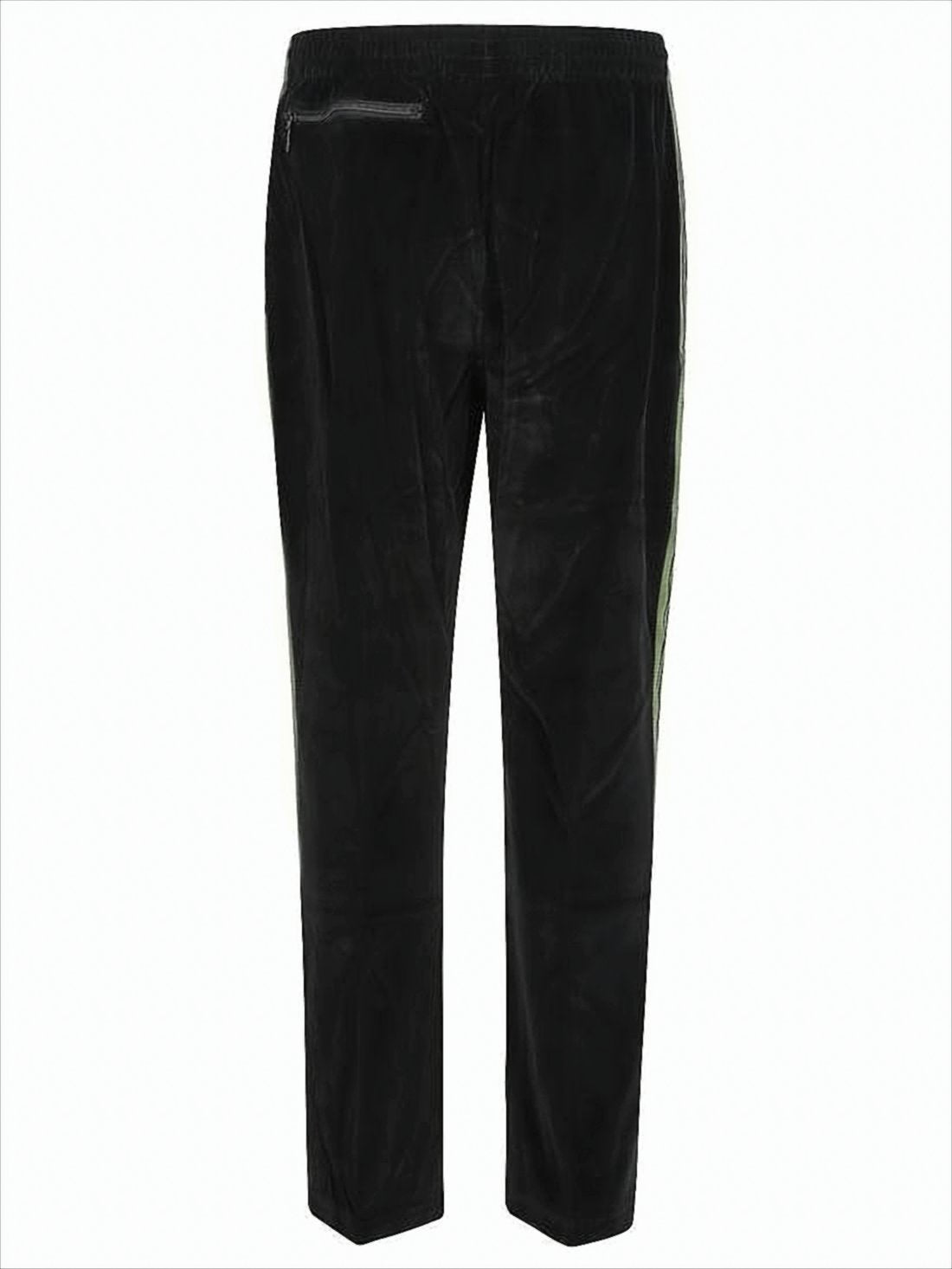 Velvety Jogger Pants with Distinctive Side Stripe