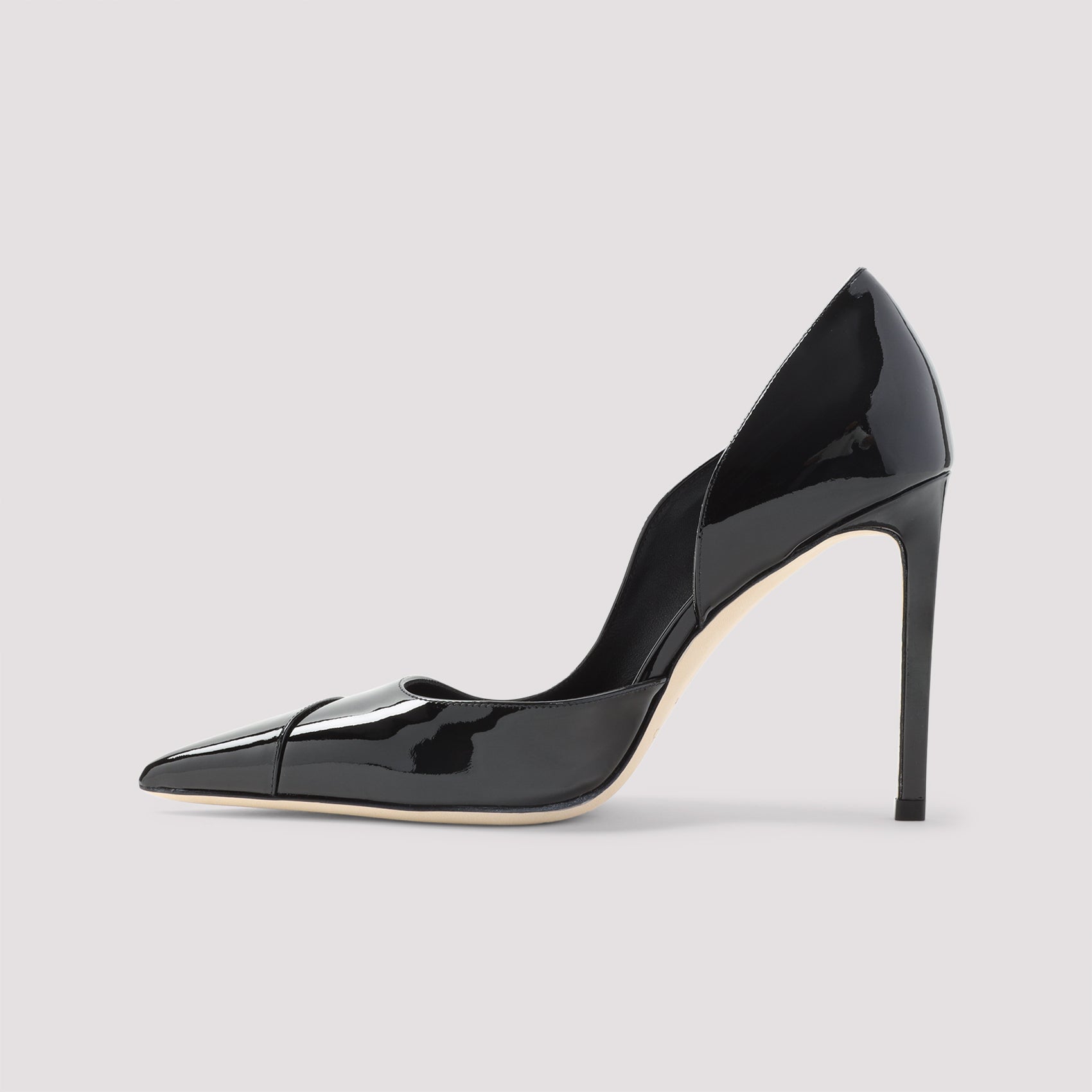 Pointed Toe Patent Leather Brigitte Pumps