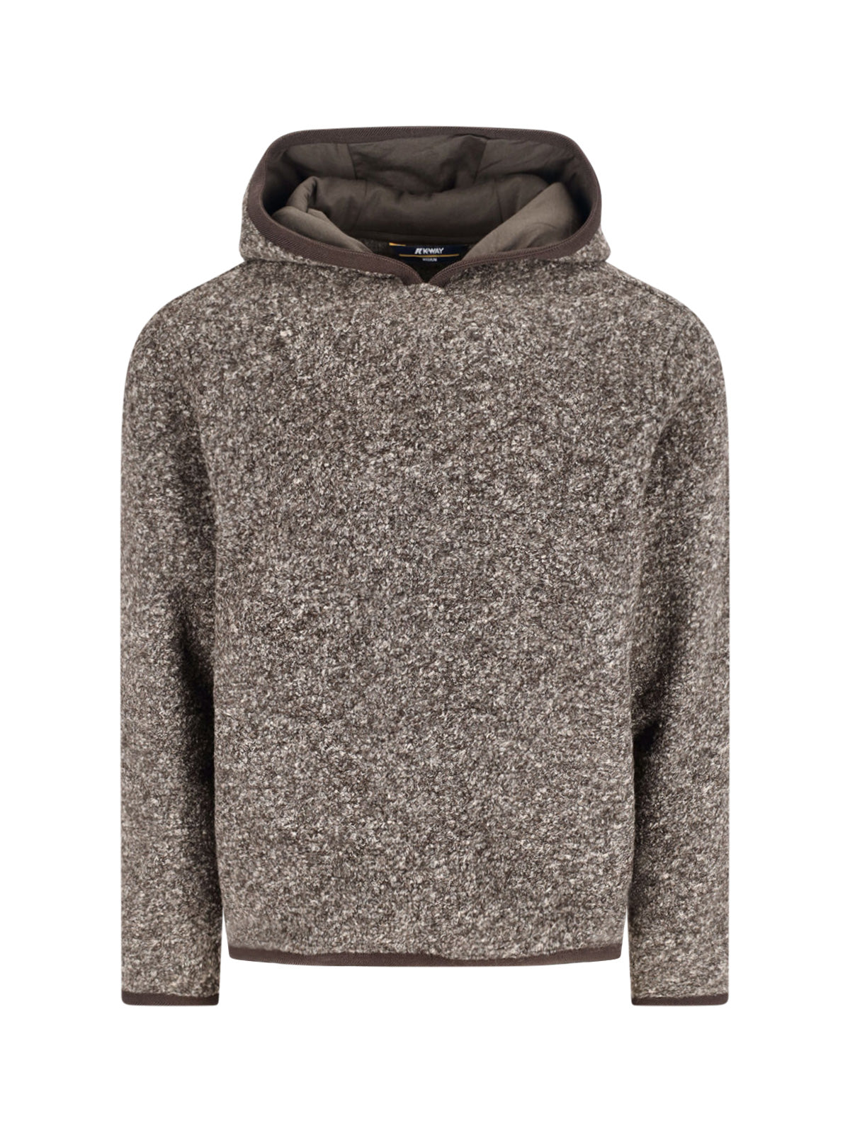 Hooded Teddy Sweatshirt – Brown