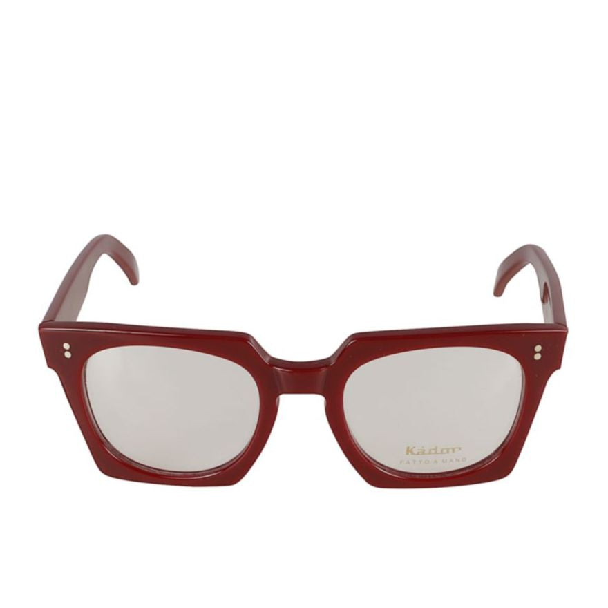 Maya Bold Square Frame Eyeglasses with Glossy Finish