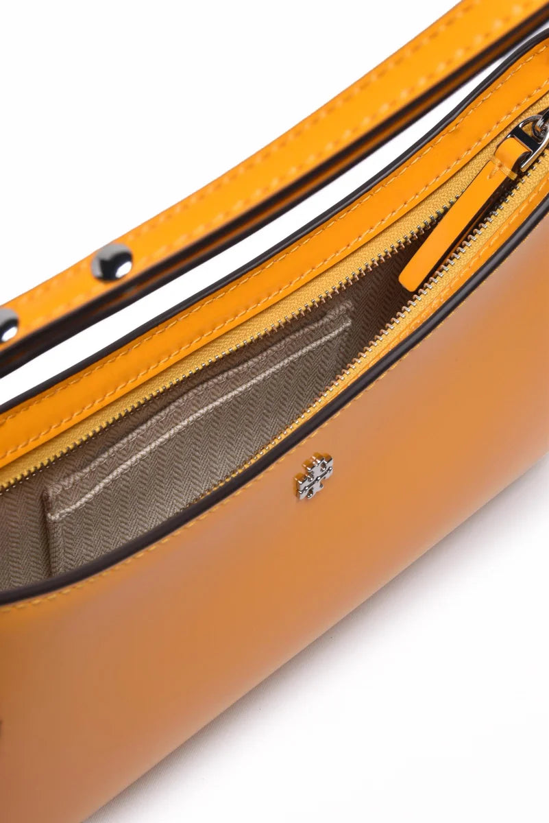 Emerson Patent Shoulder Bag Black/Orange
