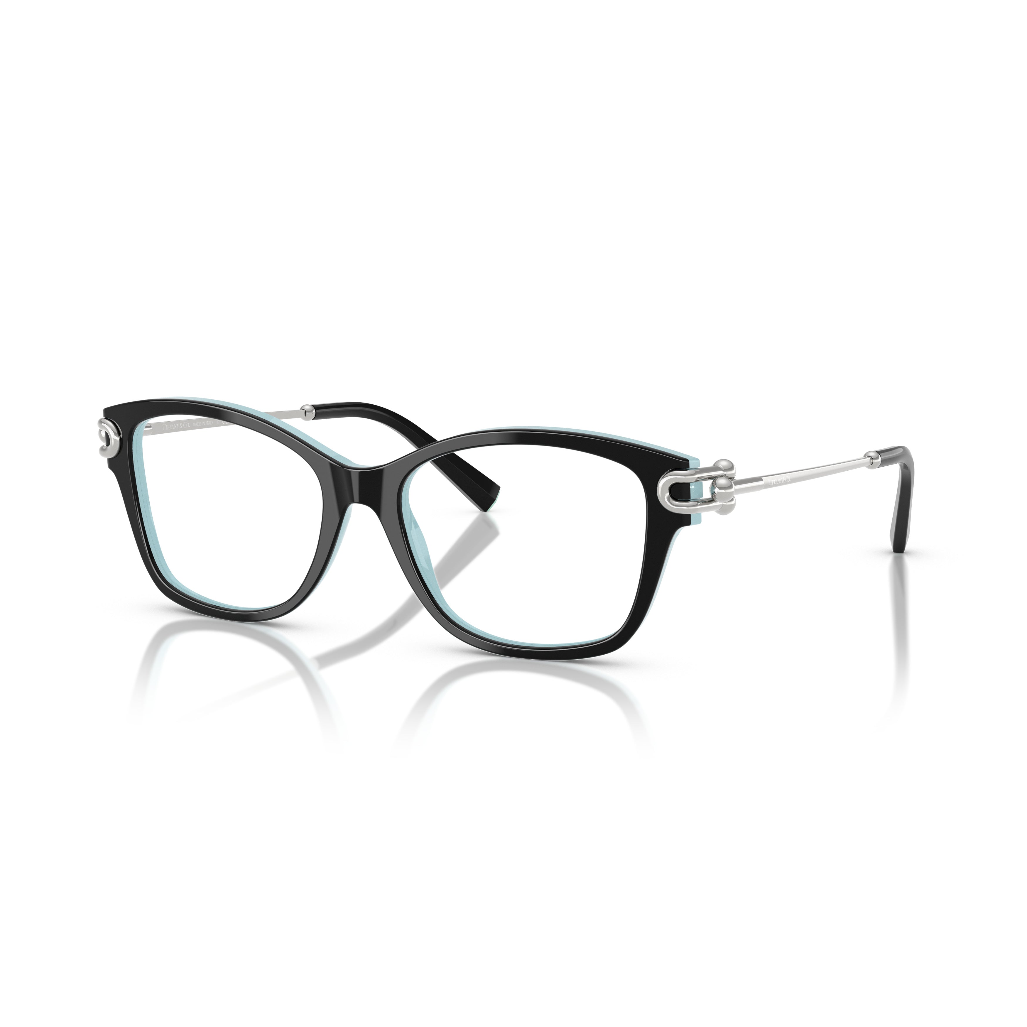 0tf2266 Dual-Tone Rectangular Acetate Eyeglasses