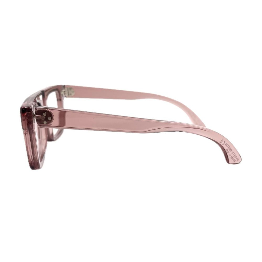 Krystal Sand Transparent Light Brown Rectangular Eyeglasses