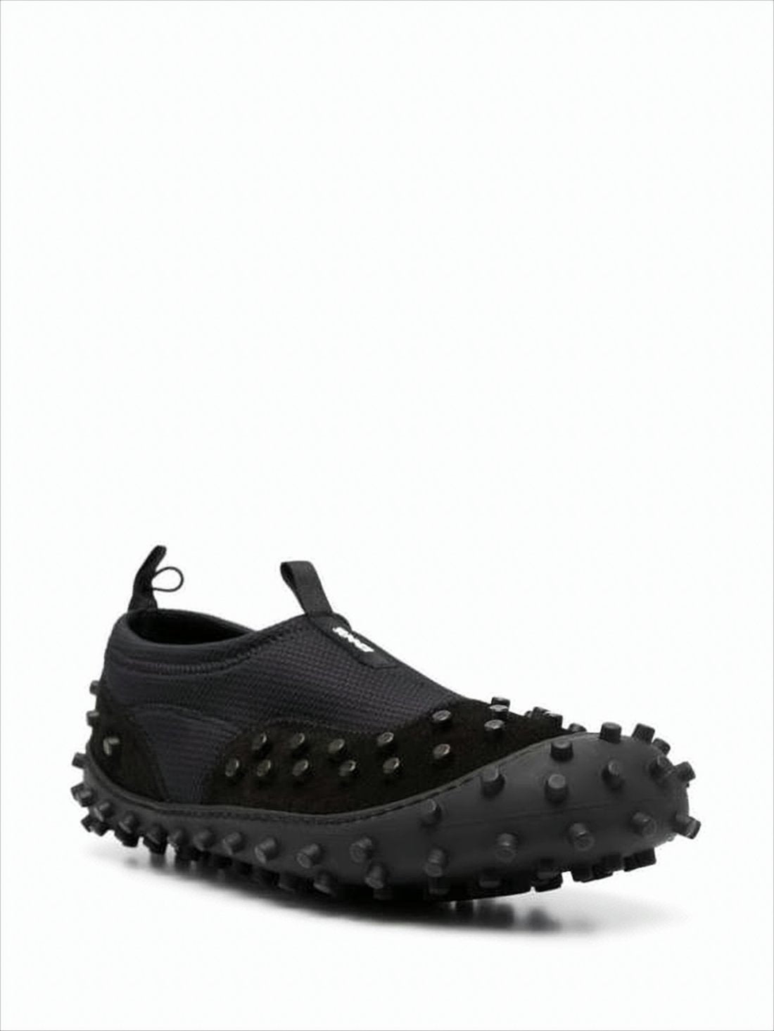 Textured Slip-On Sneakers with Prominent Rubber Studs