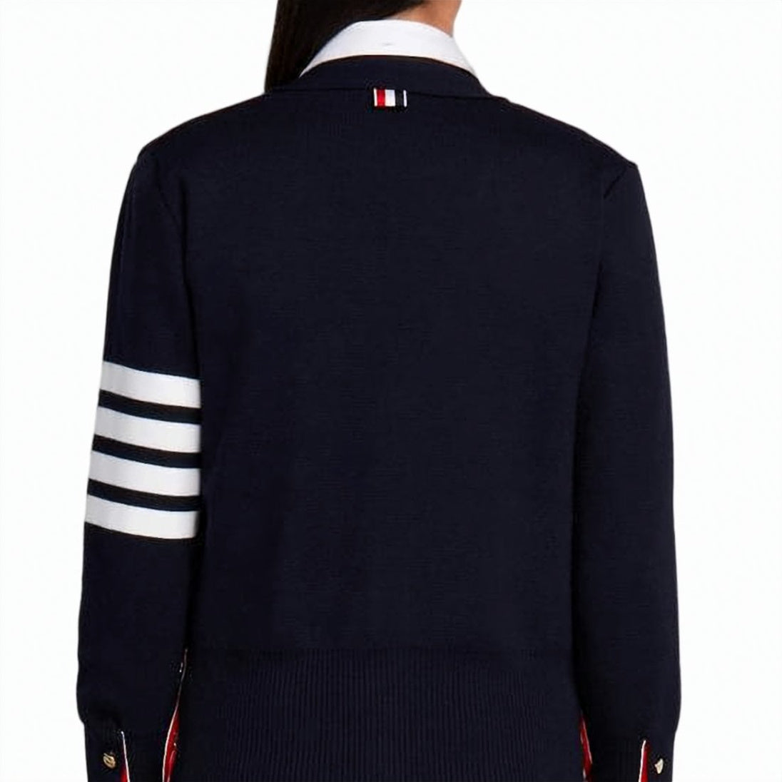 V-Neck Cardigan in Fine Merino Wool