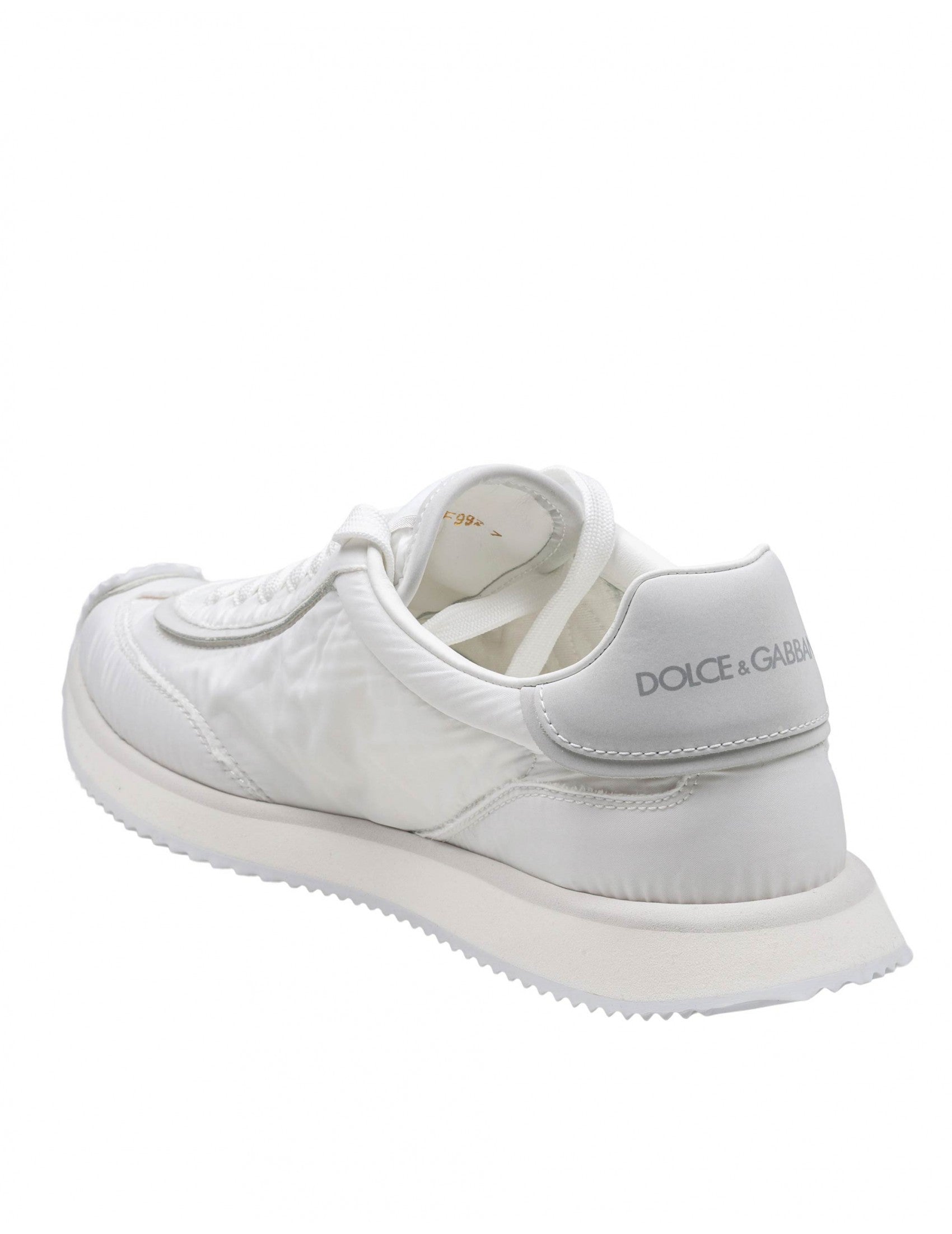 Cushion Sneaker In Mixed Materials Color White