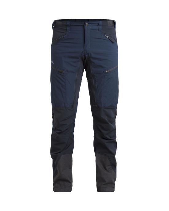 Two-Tone Straight Fit Pants with Zippered Pockets