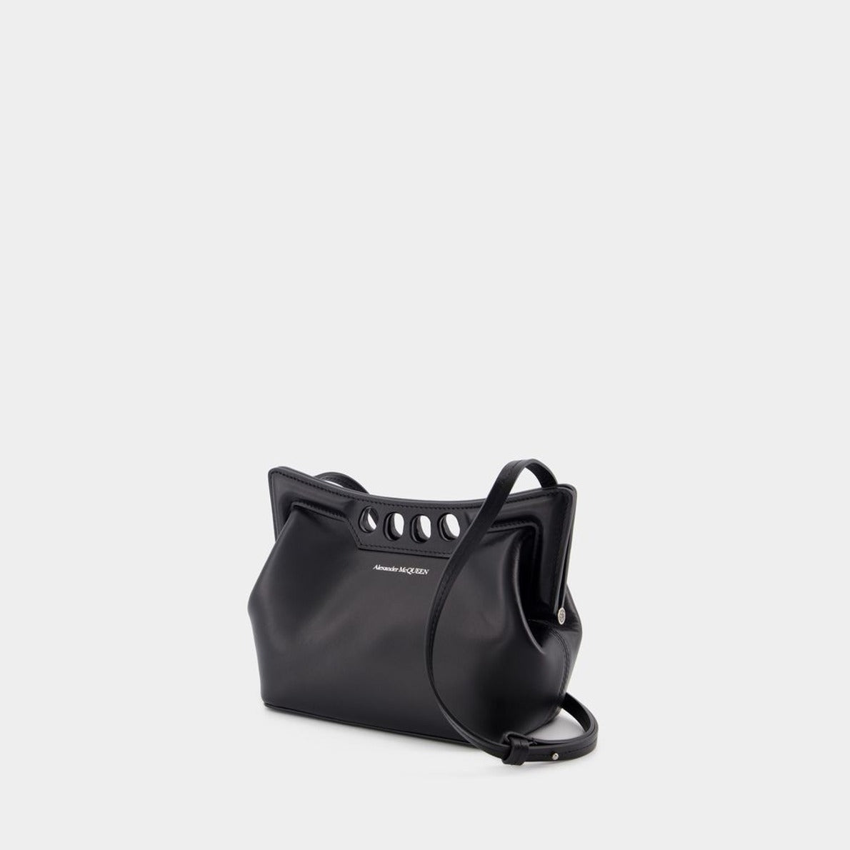 The Mini Peak Purse - Leather - Black