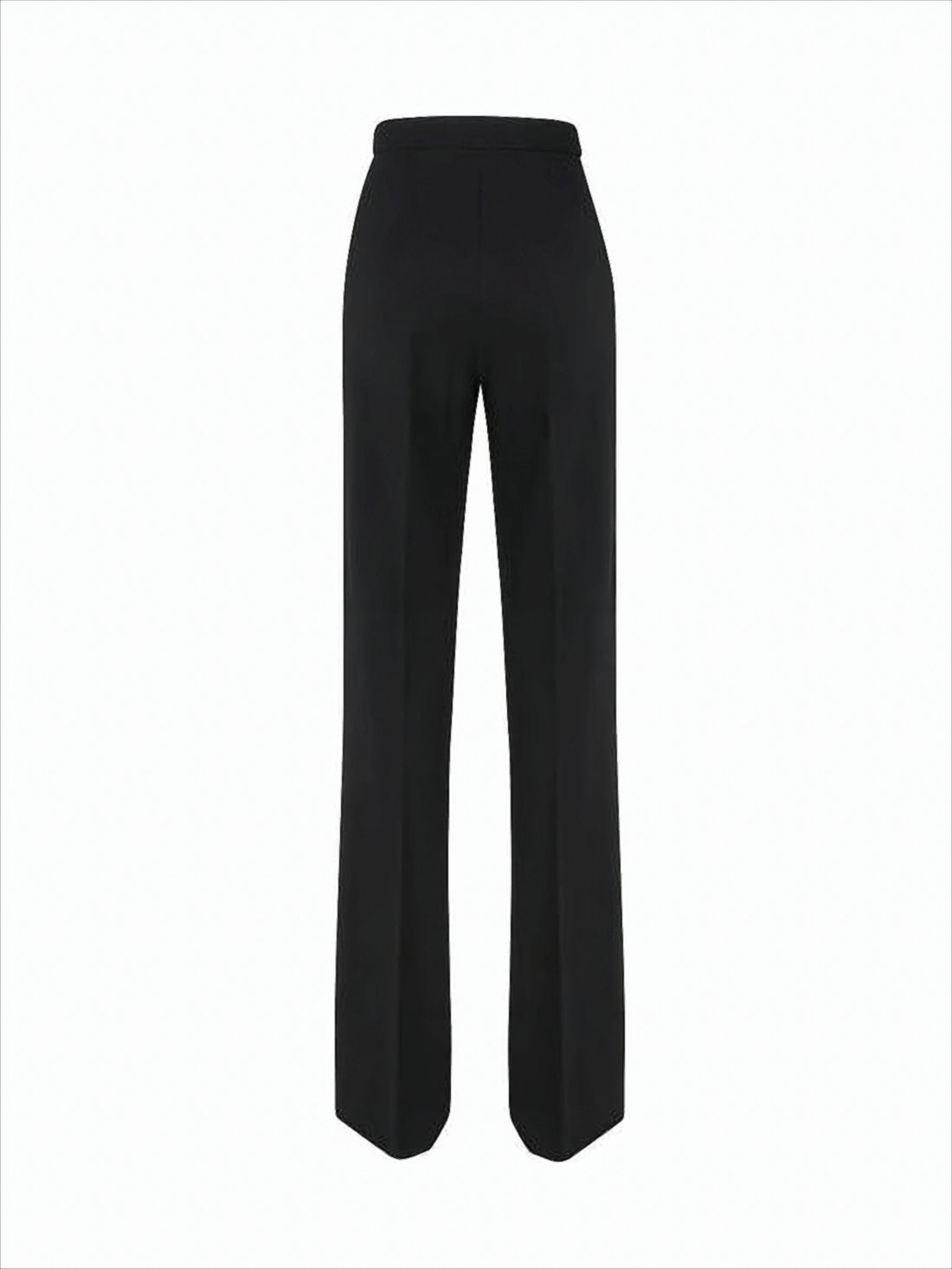 Tailored Straight-Leg Trousers with Subtle Pleats