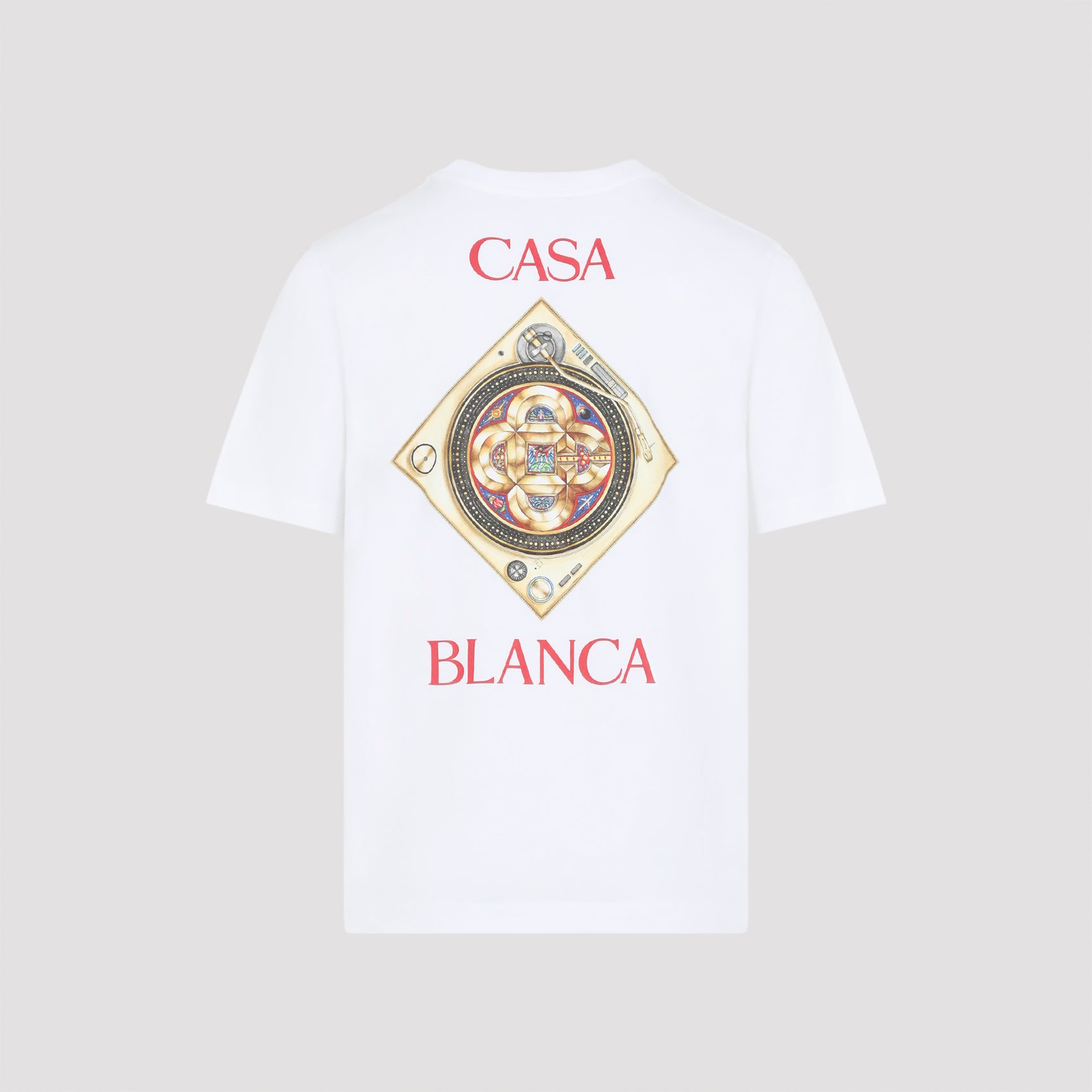 Organic Cotton T-Shirt With Intricate Graphics And Emblem