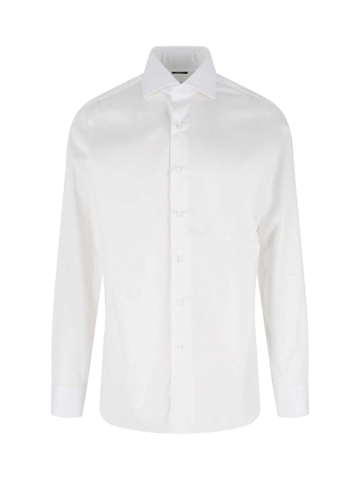 White Striped Cotton Classic Formal Shirt