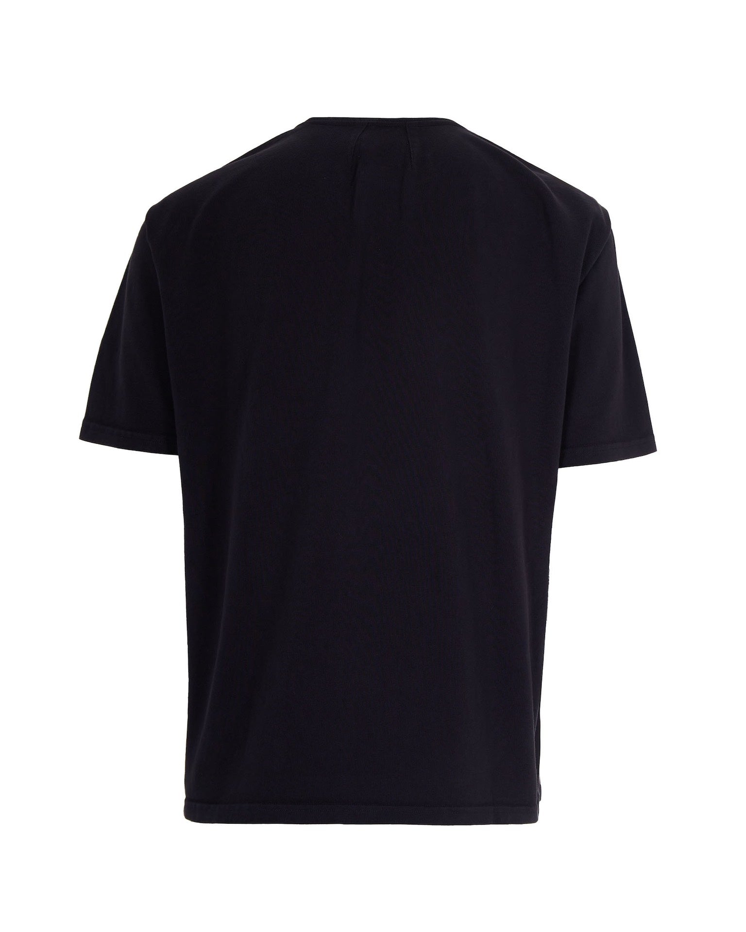 Crew Neck Boxy T-Shirt with Vintage Wash
