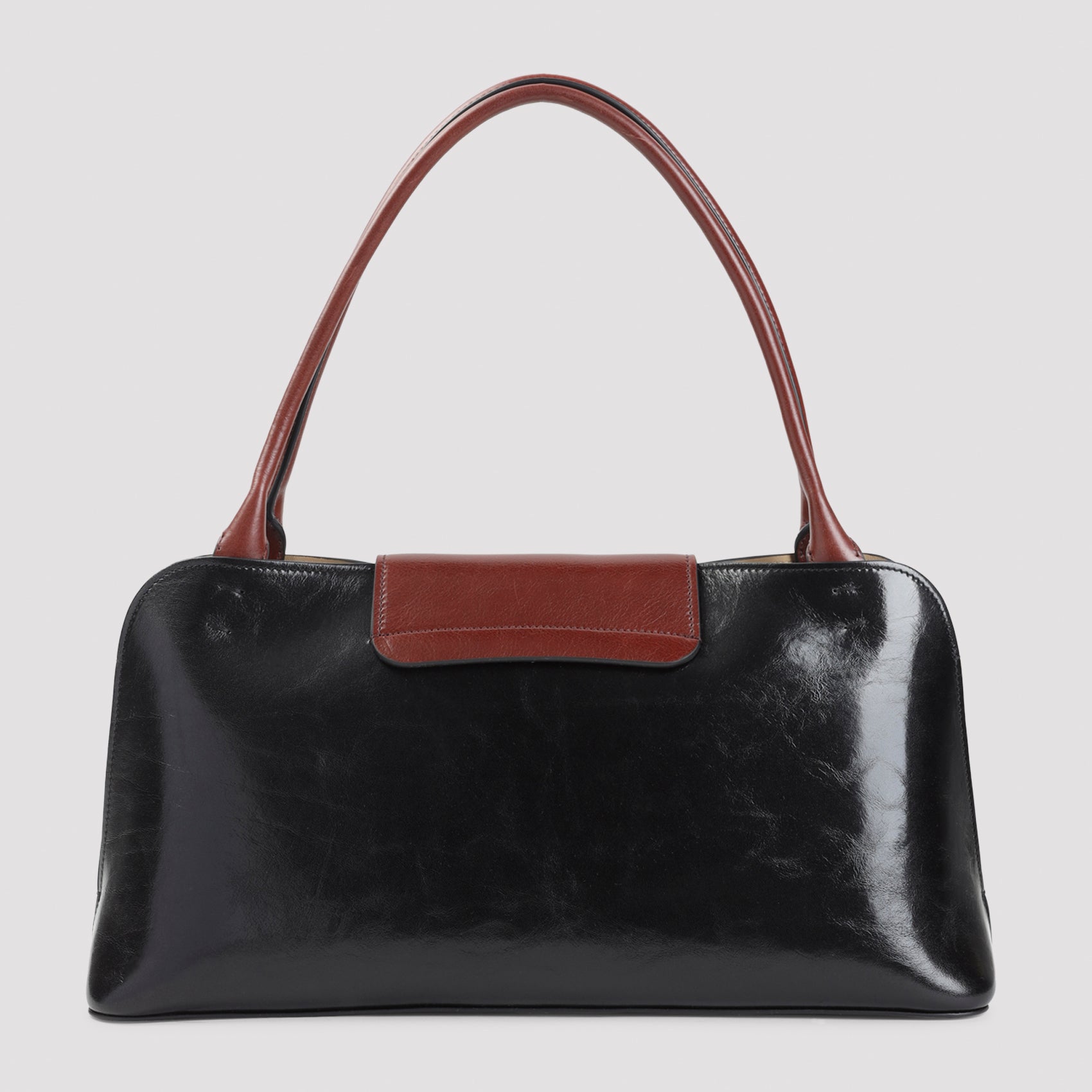 Smooth Leather Shoulder Bag