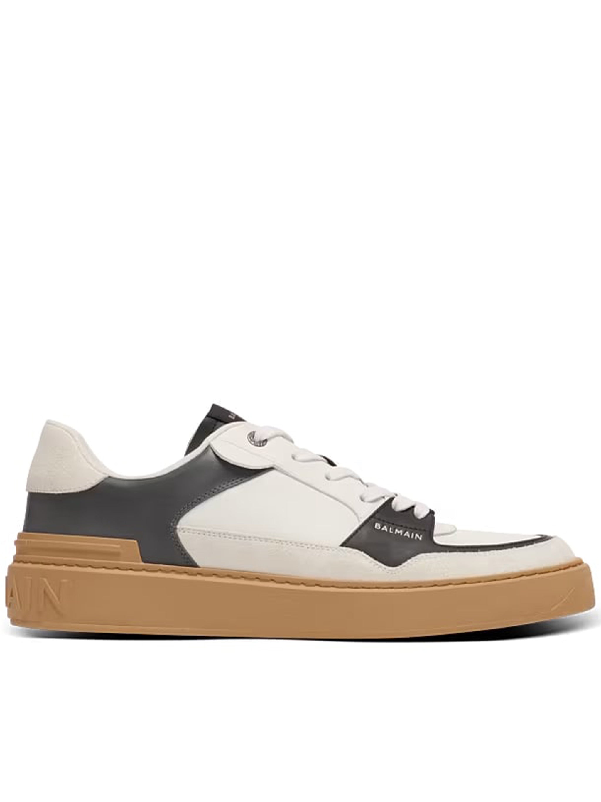 Tan Low Top B-Court Leather Sneakers