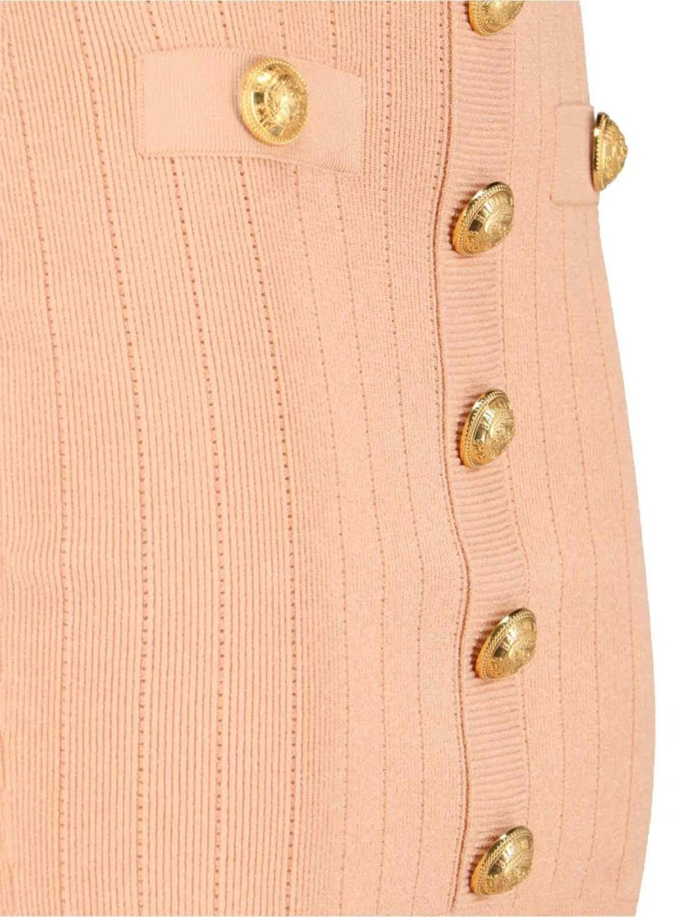 Knitted Mini Skirt Pink