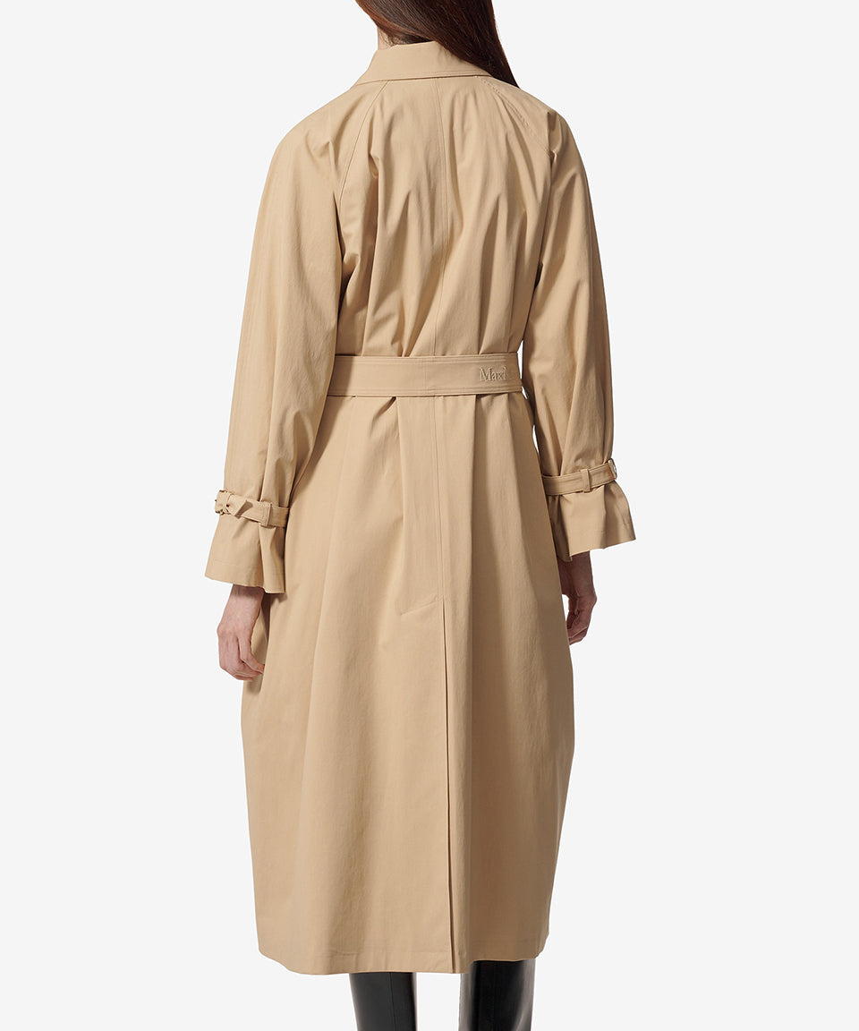Tailored Long Coat with Classic Collar