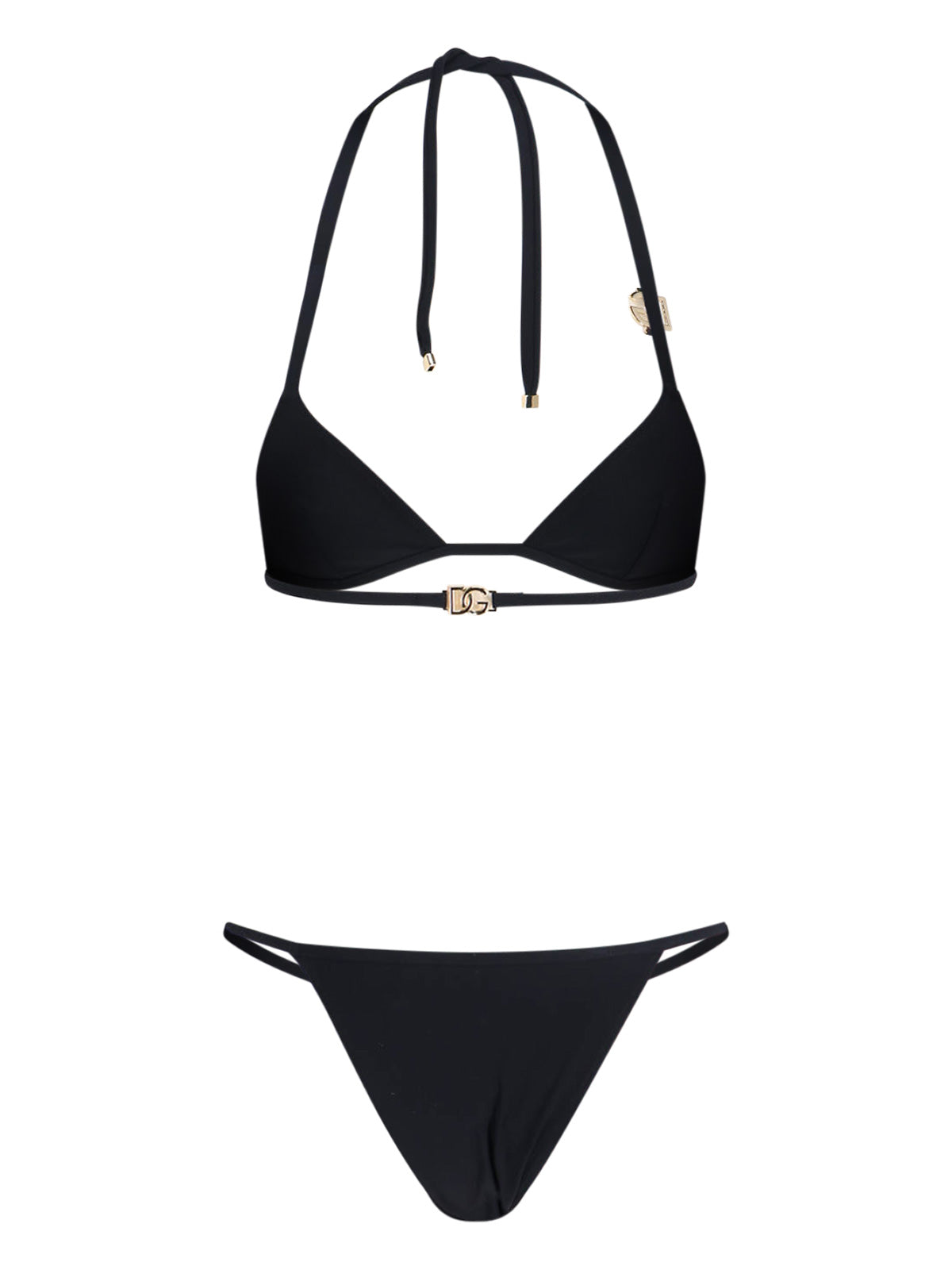 Logo Triangle Bikini – Black