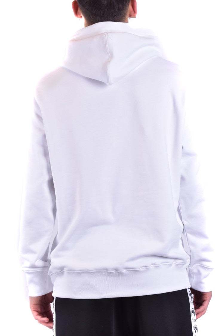 Graphic Logo Hoodie With Adjustable Drawstrings