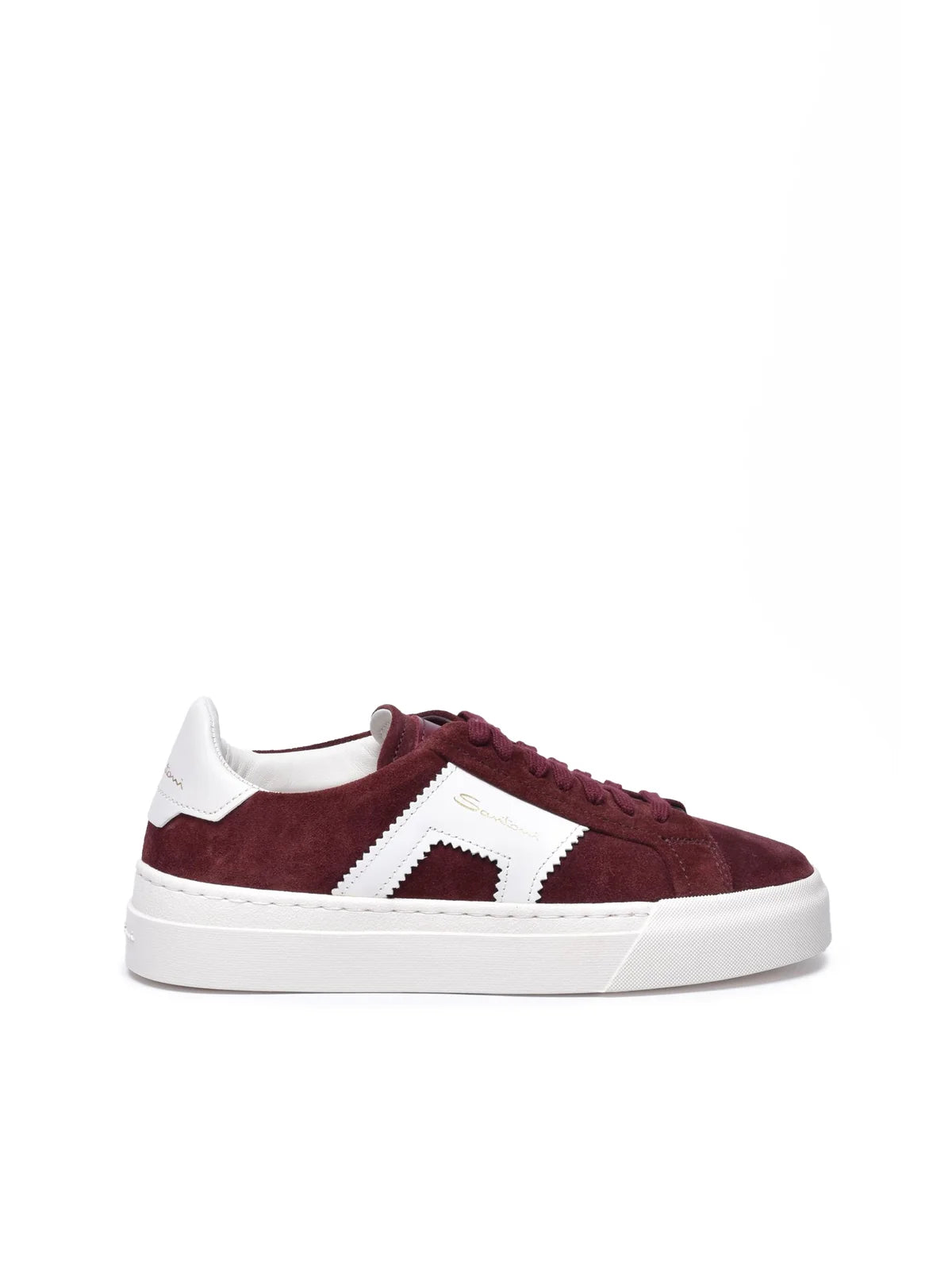 Red Suede Rubber Women's Suede Sneakers