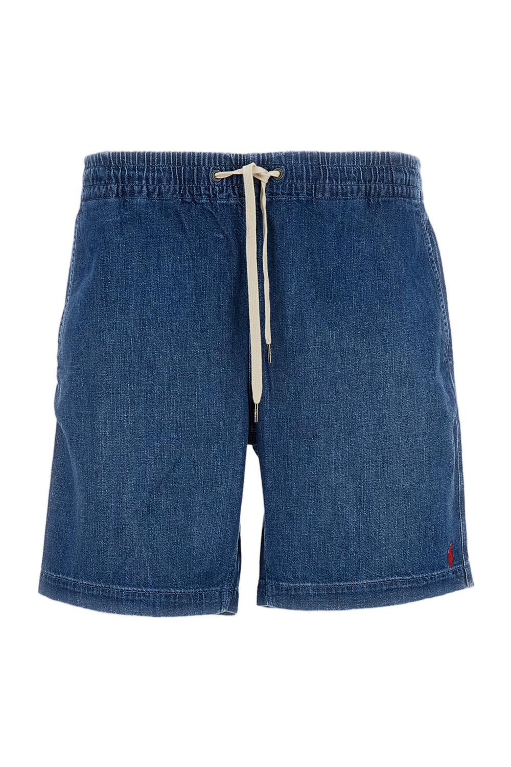 Blue Soft Cotton Denim Shorts