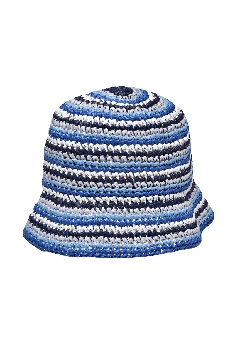 Raffia Hat - Turquoise