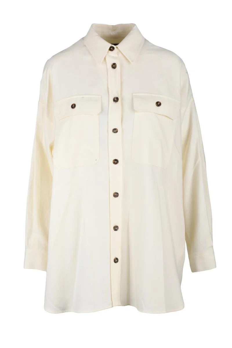 Oversized Shirt Cotton - White