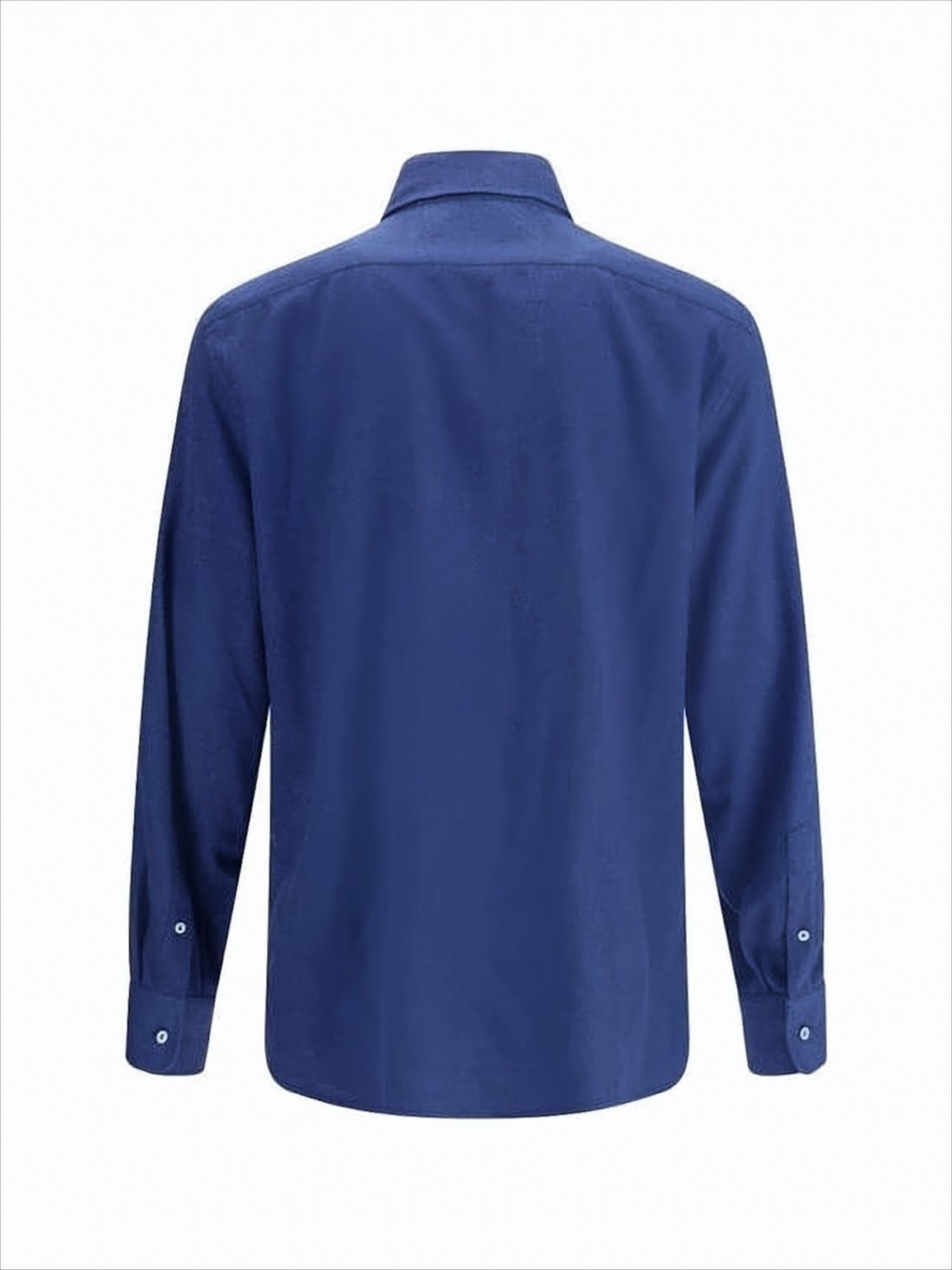 Tailored Long-Sleeve Shirt with Classic Collar