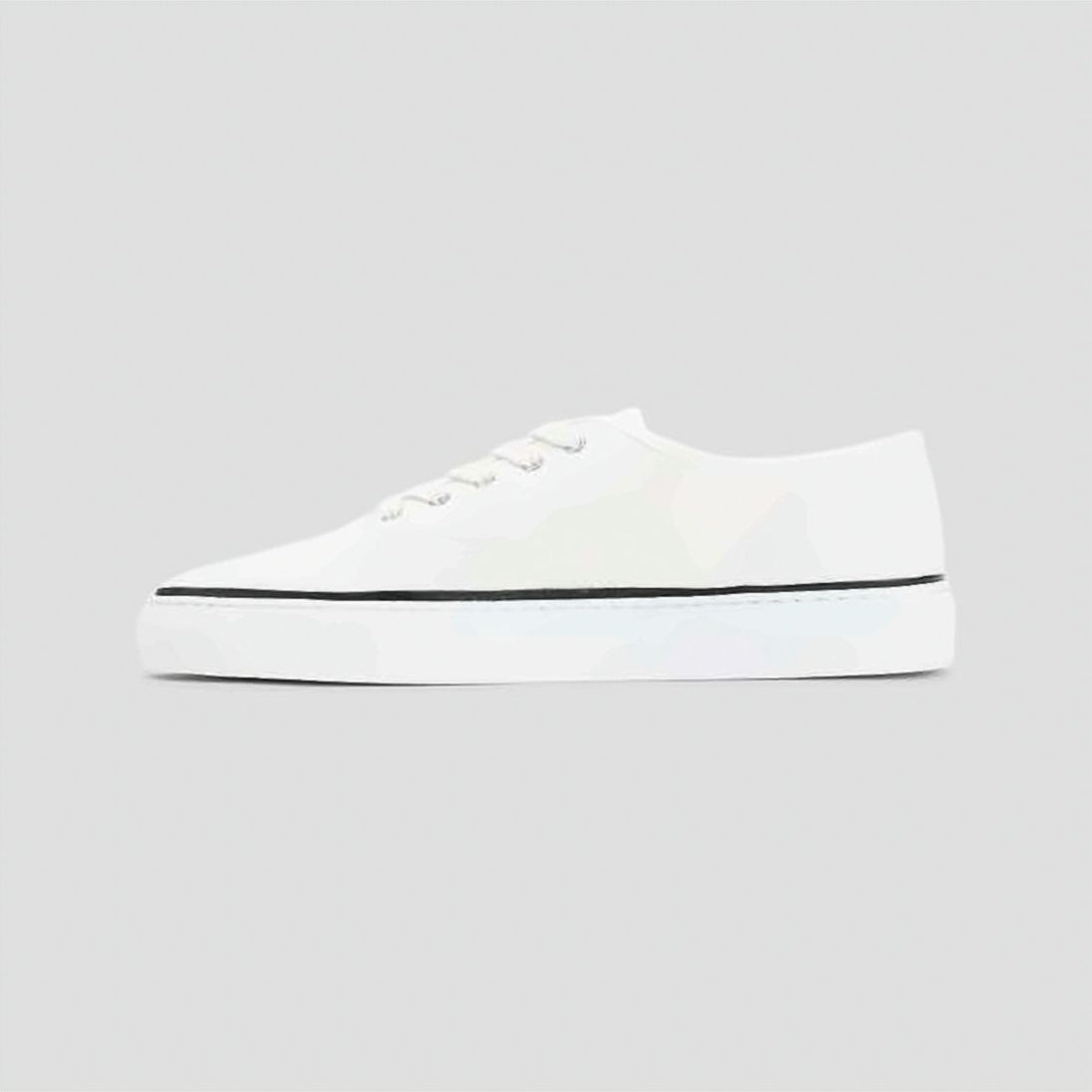 Low-Top Sneakers with Minimalist Design and Embroidered Logo