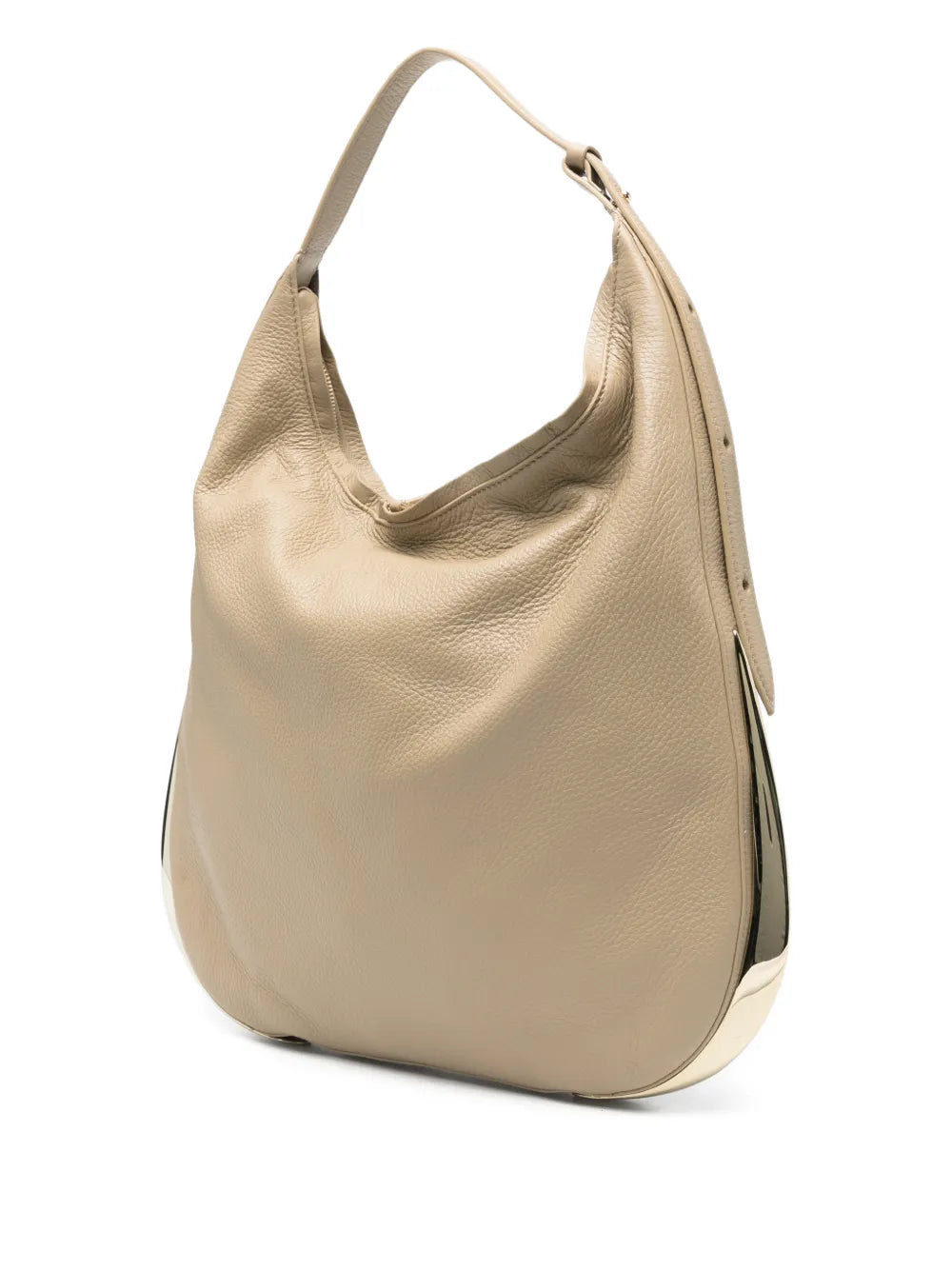 Structured Handbag With Top Handle And Detachable Shoulder Strap