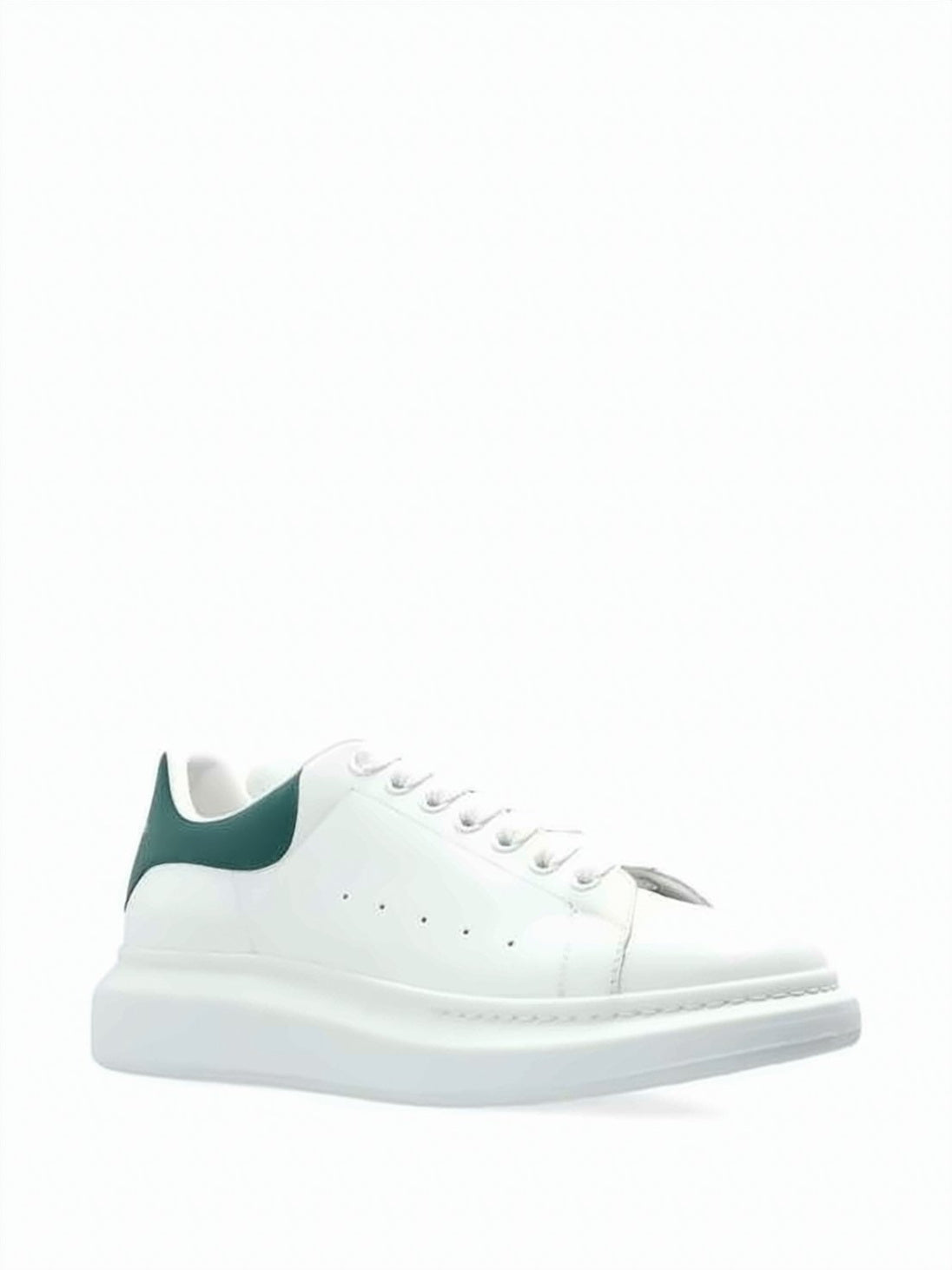 Oversized Sneakers with Smooth Calf Leather Upper