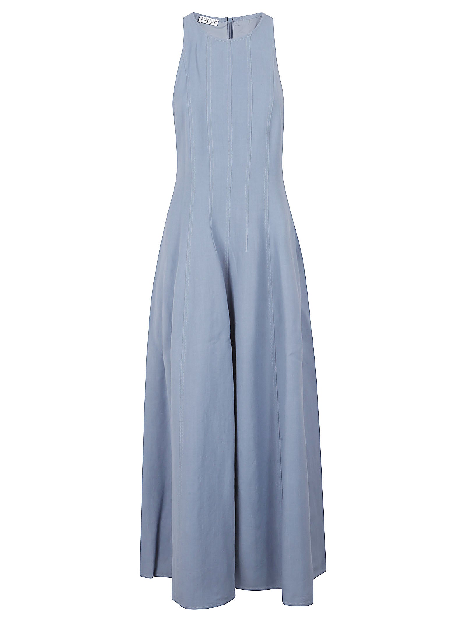 Sleeveless Fitted Midi Dress