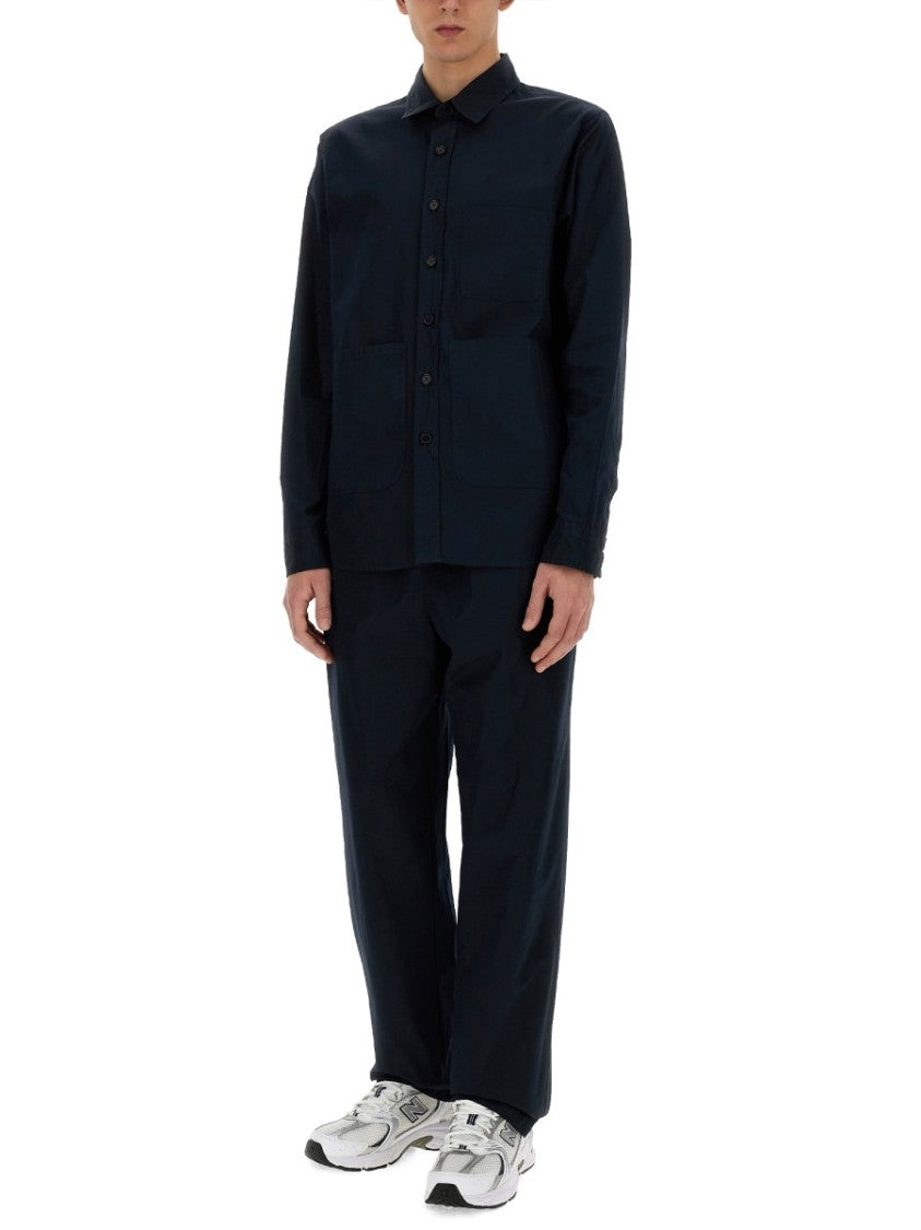 Structured Button-Up Shirt