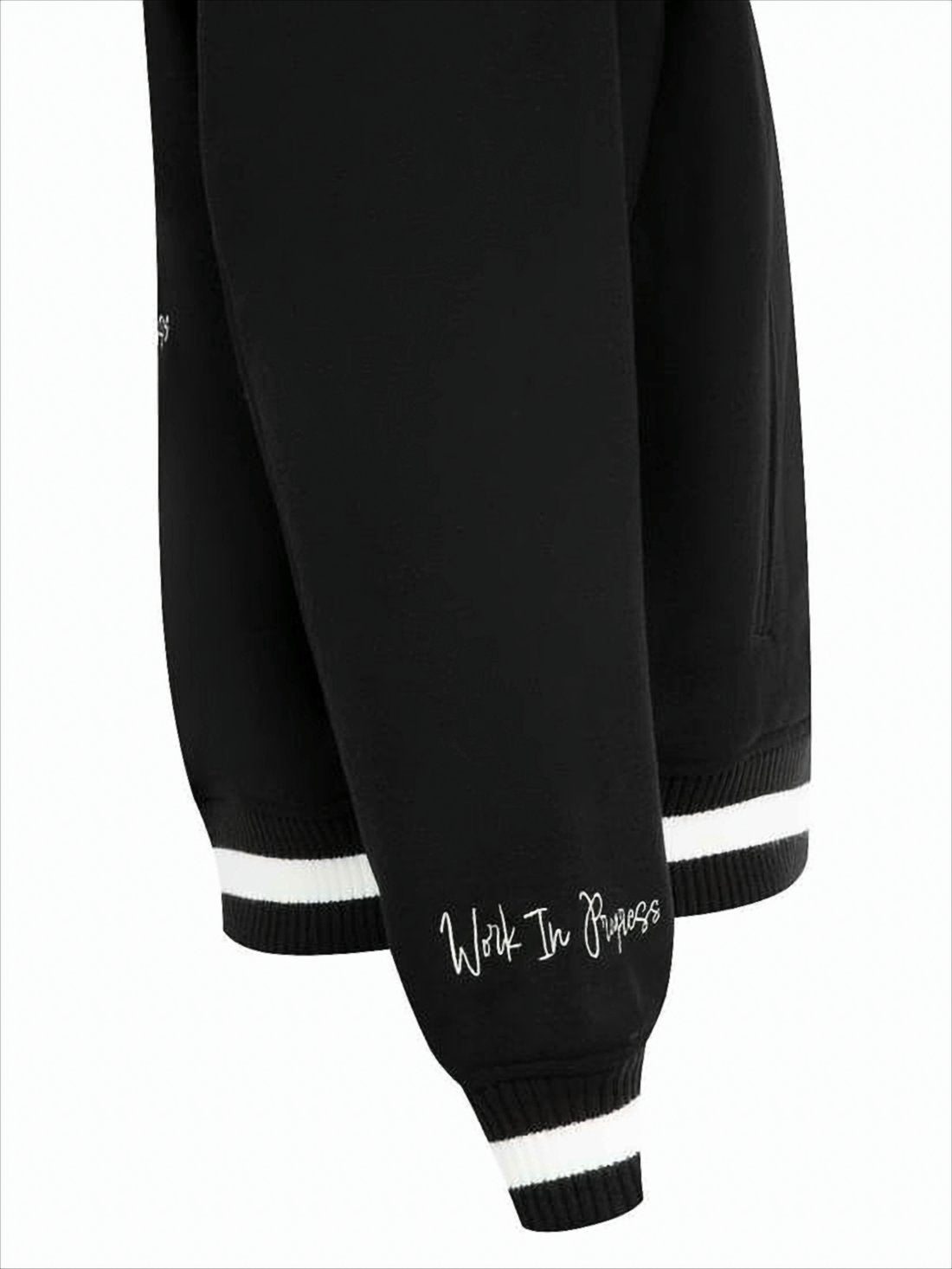 Varsity Jacket with Embroidered Patches