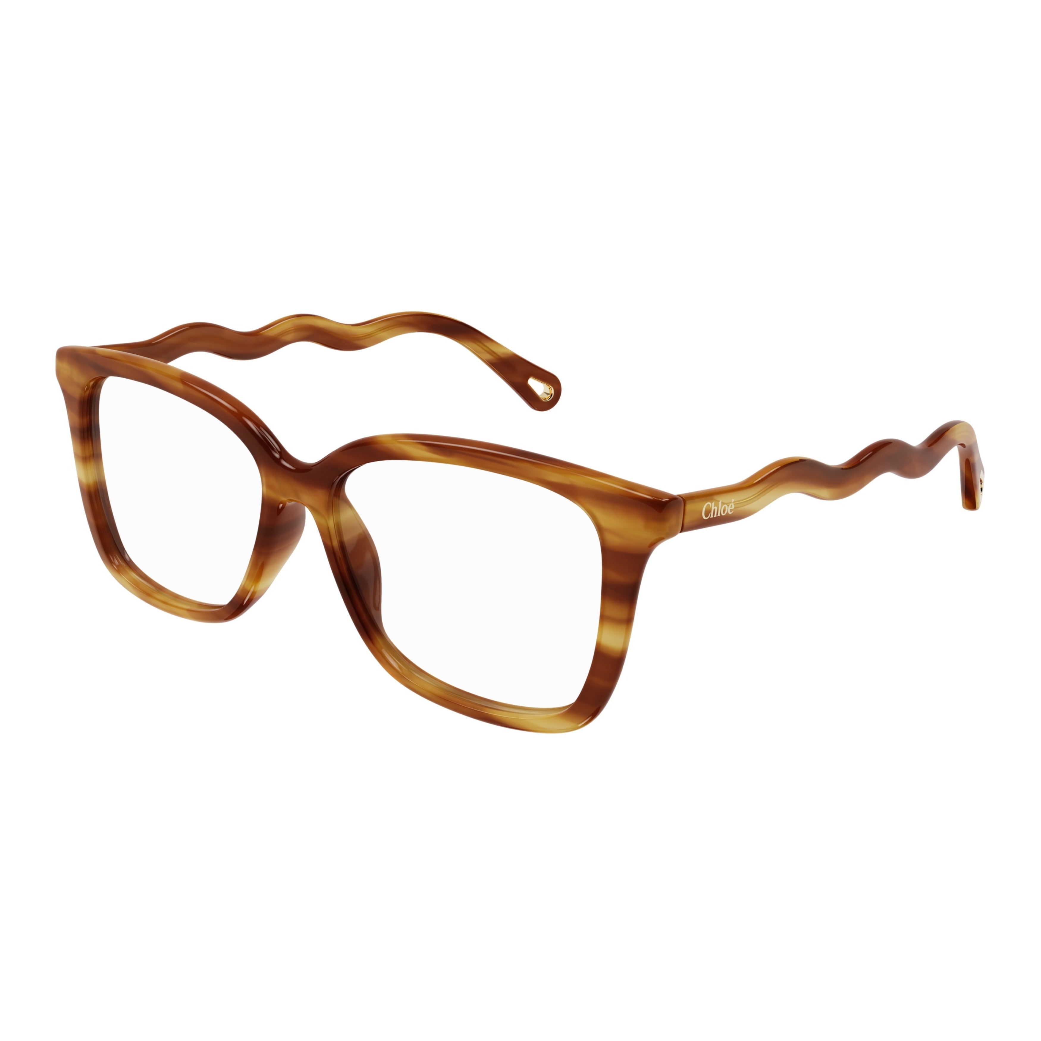 Ch0090o Tortoiseshell Square Frame Eyeglasses