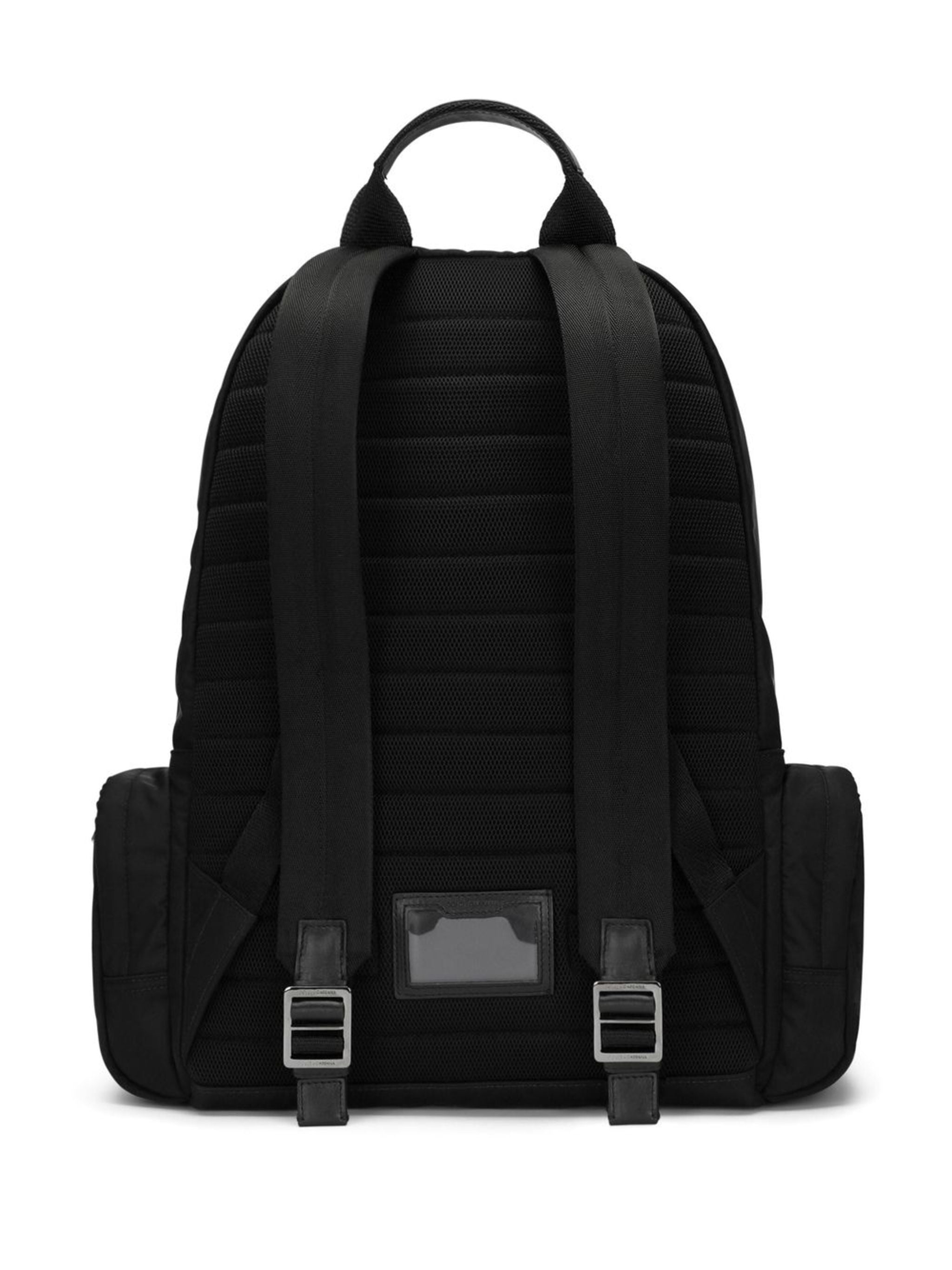 Sicilia DNA Nylon Logo Black Backpack