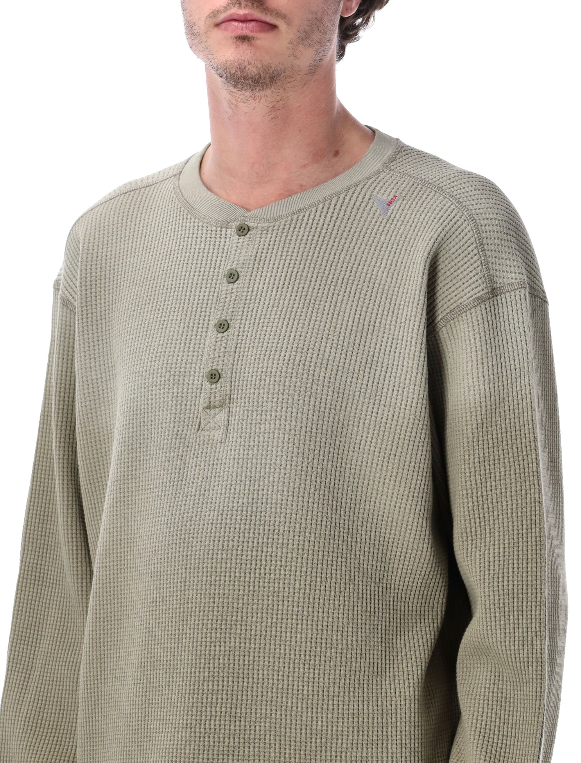 Bee Sun Faded Waffle Serafino Top