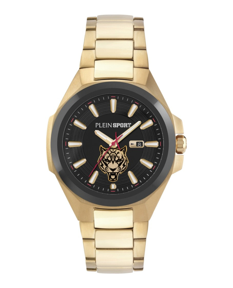 Tigermaster Bracelet Watch With Black Enamel Dial