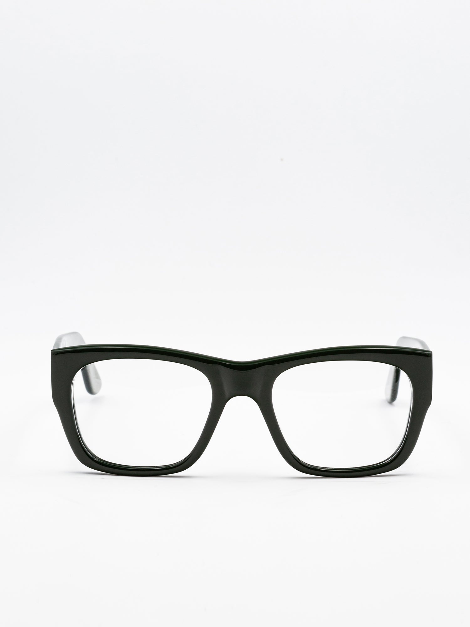 Black Acetate Optical Frames with Rectangular Design
