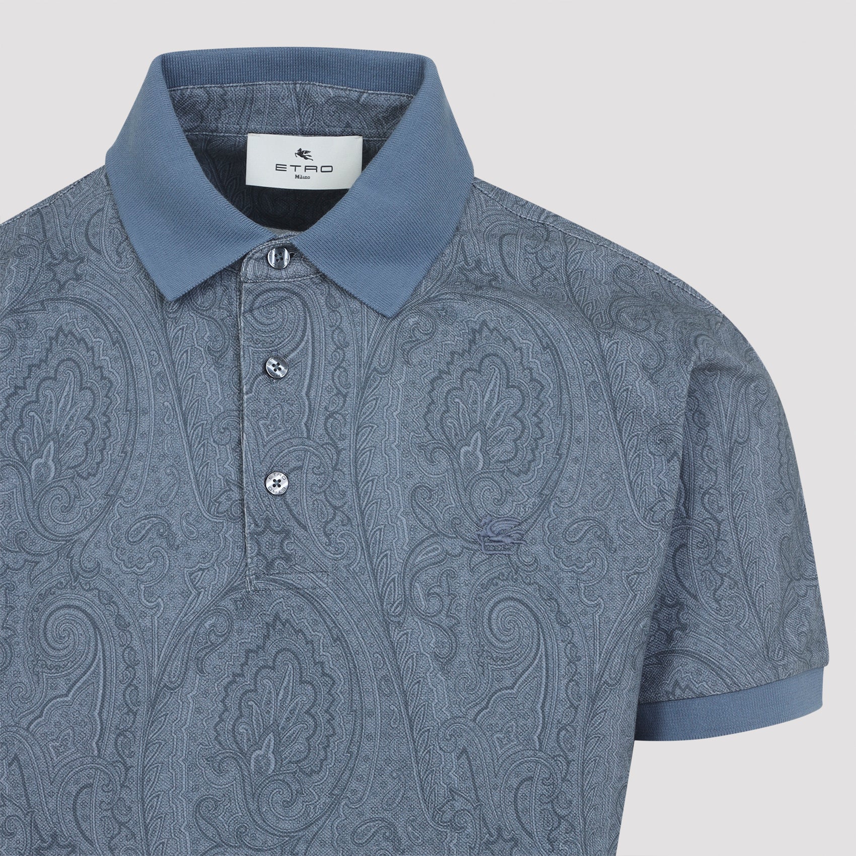 Paisley Jacquard Men's Polo Shirt