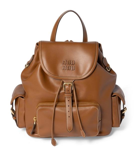 Structured Calf Leather Tote Bag