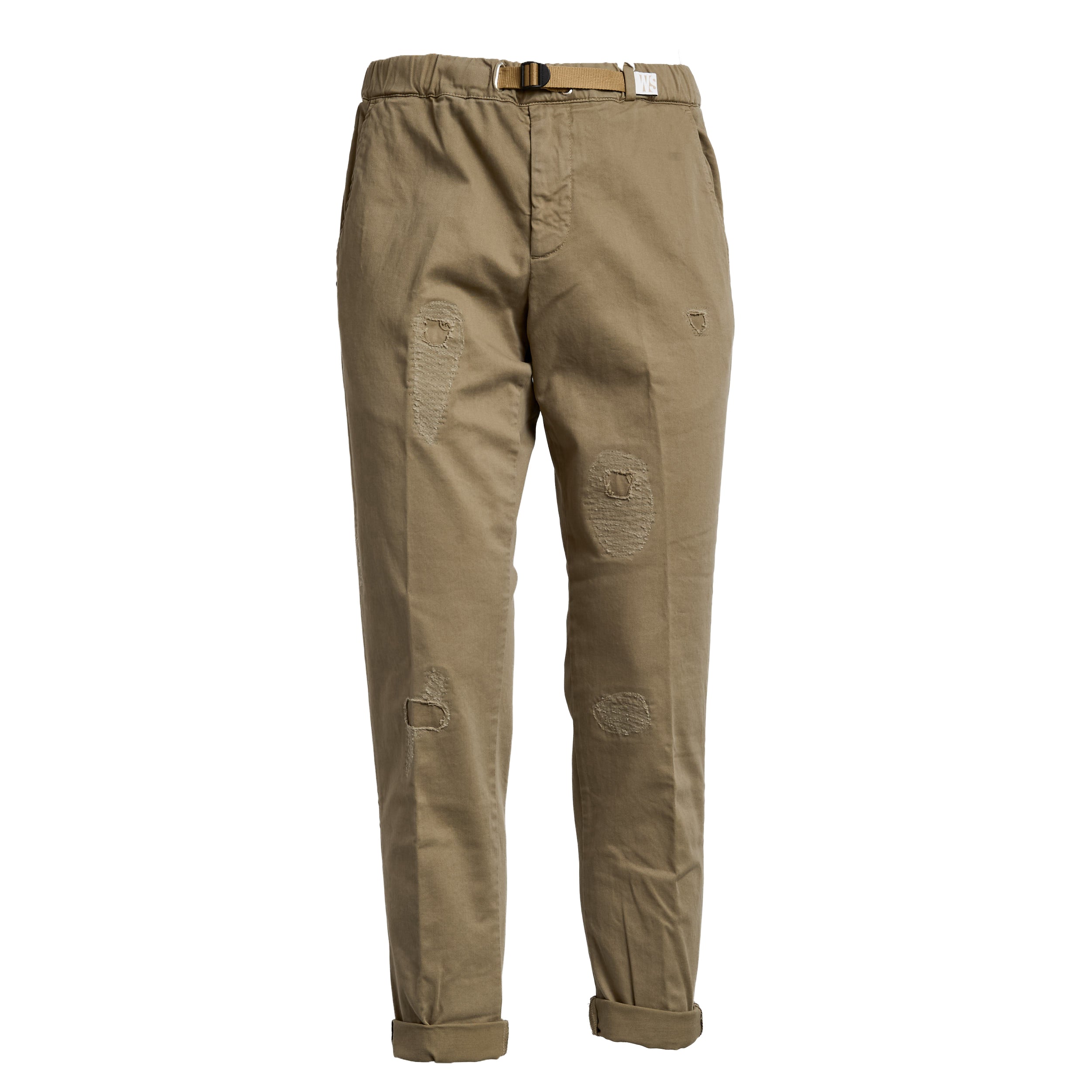 Pantaloni Lunghi Pima Cotton Distressed
