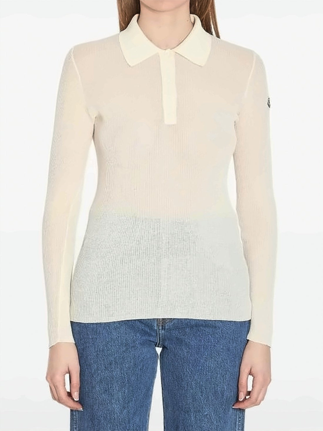Fitted Knit Polo Shirt